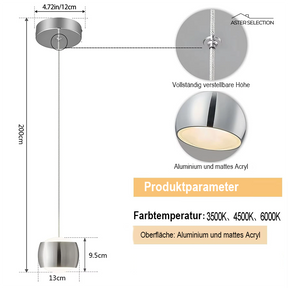 LED Pendelleuchten 2er-Set