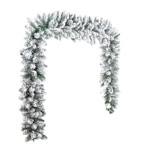 Schnee-Glitzer Weihnachtsgirlande