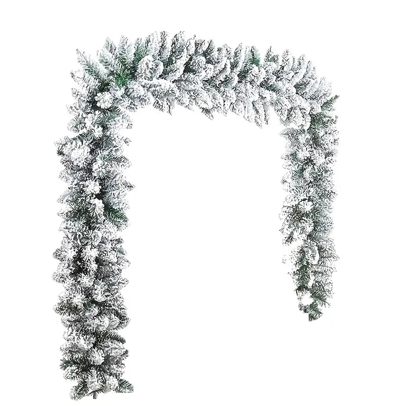 Schnee-Glitzer Weihnachtsgirlande
