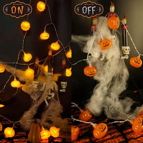 Halloween Kürbis Lichterkette