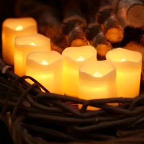 Halloween & Weihnachten LED Teelichter Set