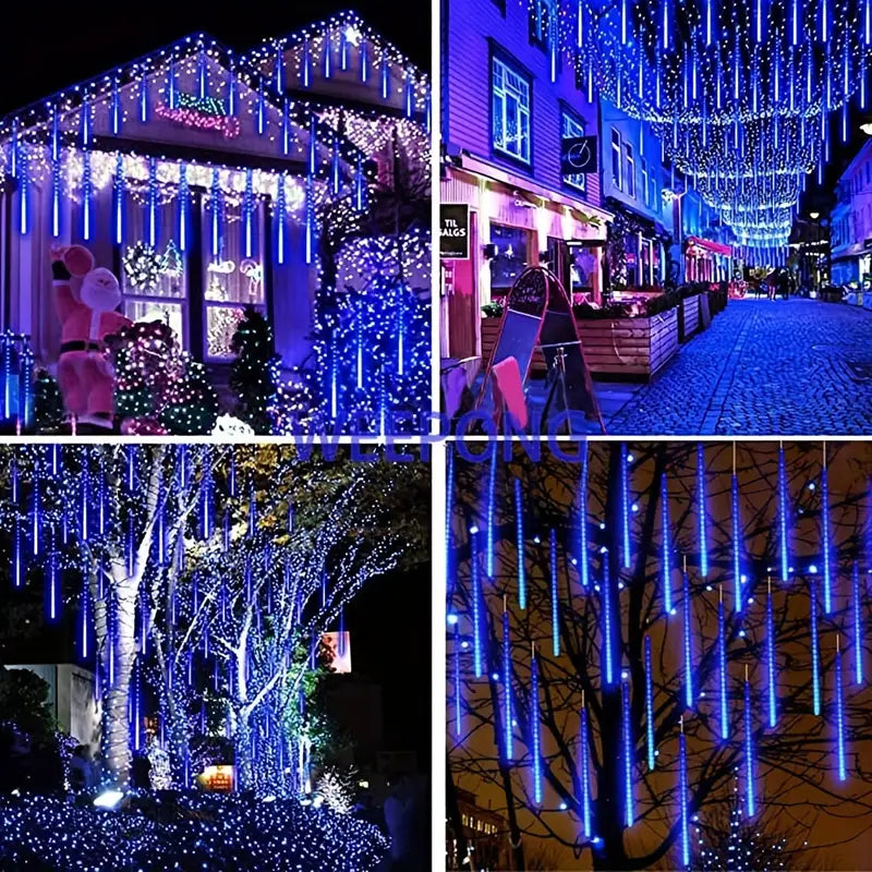 Halloween & Weihnachten Meteor Lichter