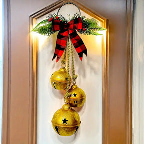 Weihnachtsglocken mit Schleife