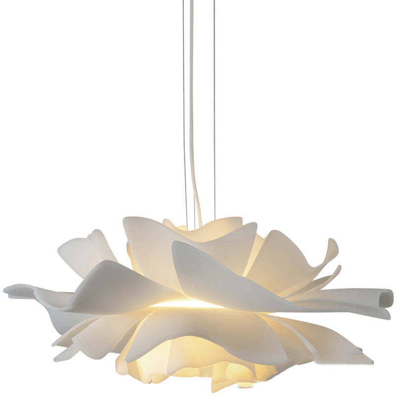 Lampe suspendue fleur moderne