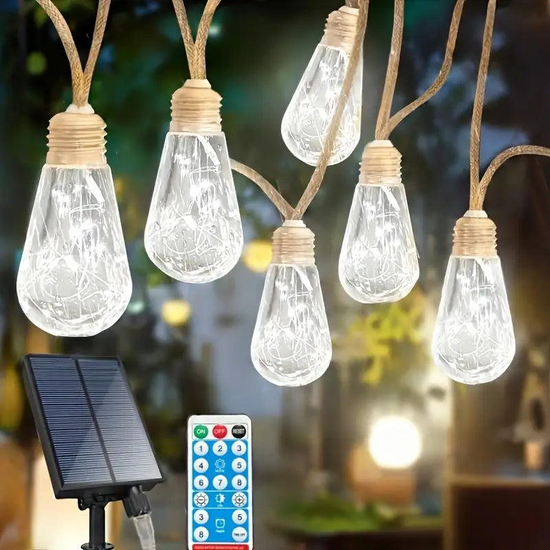 Solar Weihnachts-Lichterkette 16er