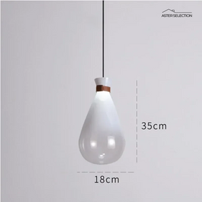 Minimalistische Glas Hängeleuchte