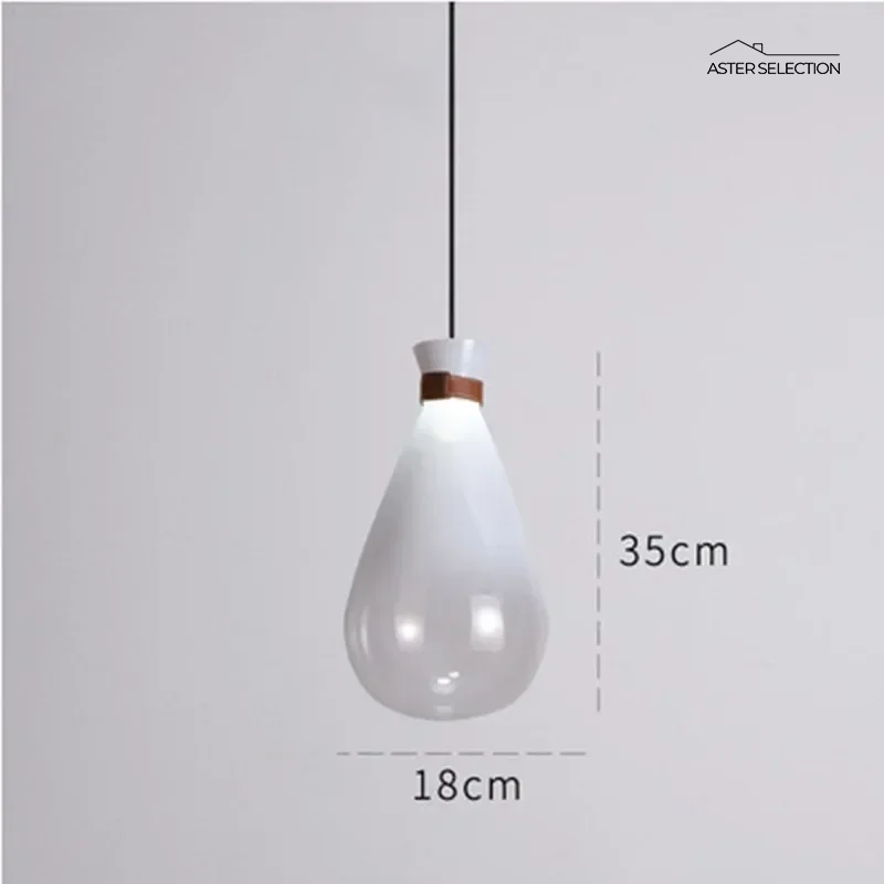 Minimalistische Glas Hängeleuchte