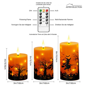 Halloween Deko LED-Kerzen