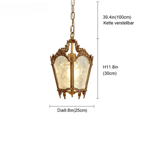 Retro Kupfer Pendelleuchte