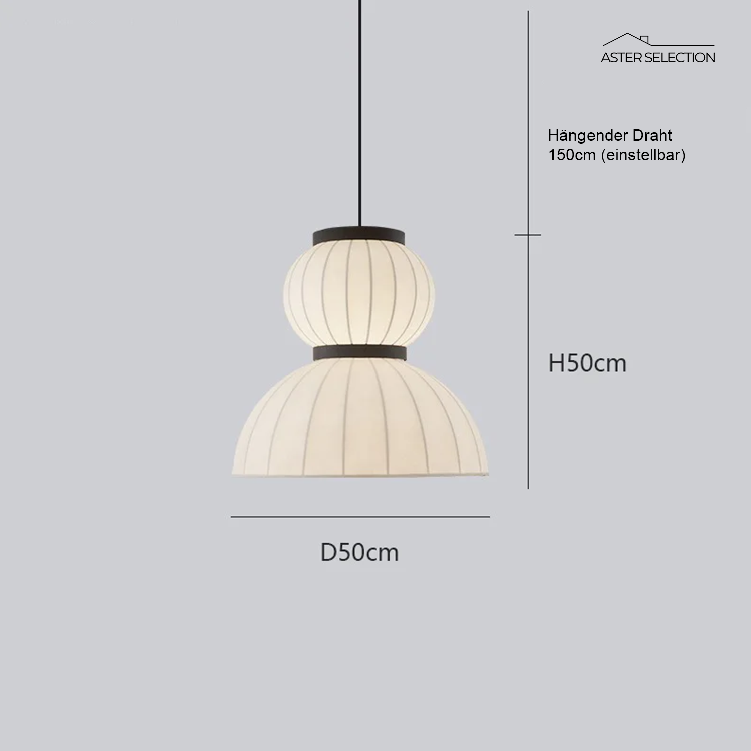 Wabi Sabi Seidenlampe