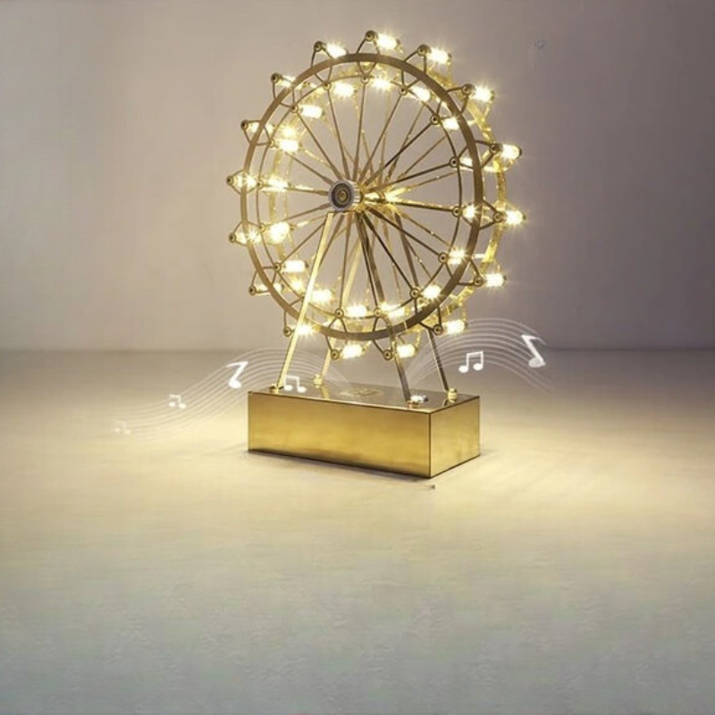 Moderne LED-Tischlampe im Ferris-Wheel-Design