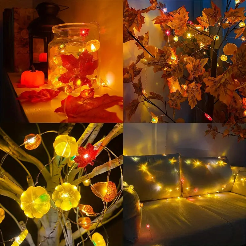Halloween Herbst Lichterkette