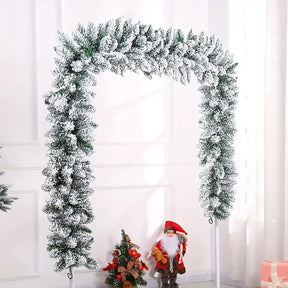 Schnee-Glitzer Weihnachtsgirlande