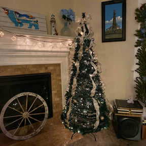 Décoration pliante festive pour le sapin de Noël