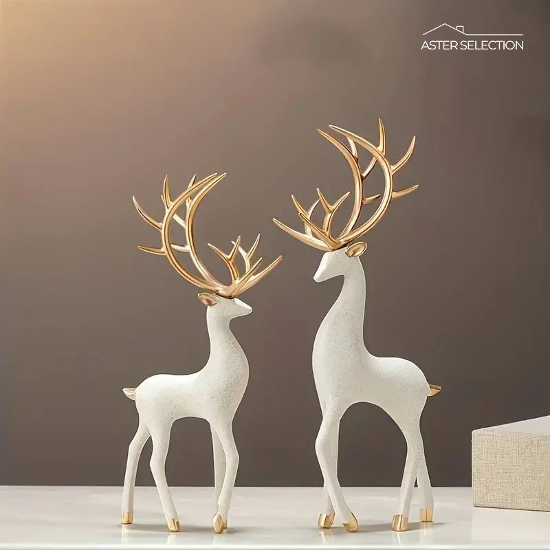 Rentier Figur für Weihnachten & Festliche Dekoration
