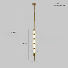 Luxus Glas Pendelleuchte