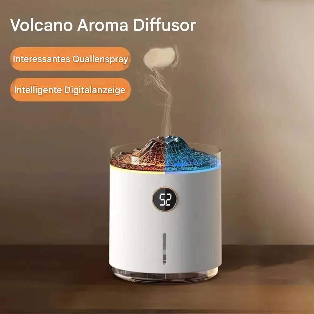 Flame humidifier with aroma 