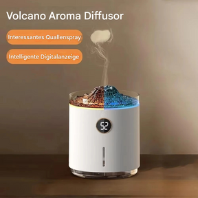 Flame humidifier with aroma 