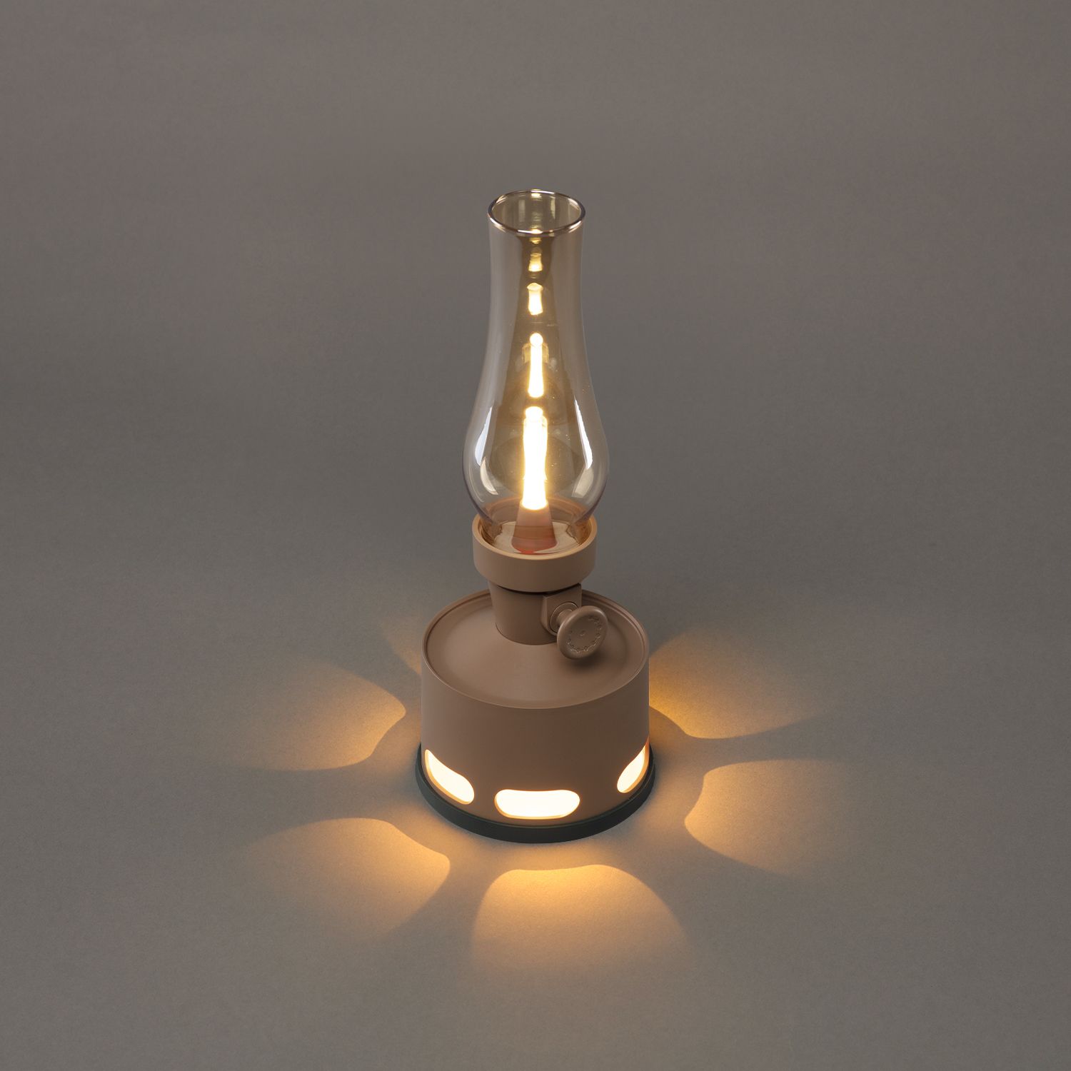 Vintage LED tafellamp met retro charme