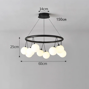Glas Kugel Pendelleuchte
