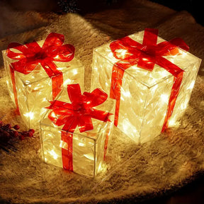 Halloween & Weihnachten Leuchtende Geschenkboxen