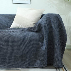 Gemütliche OWNKOTI Sofa-Decke im Waffeldesign