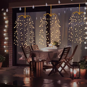 3er Set Baumform LED Lichterkette für Weihnachten & Weihnachtsdekoration