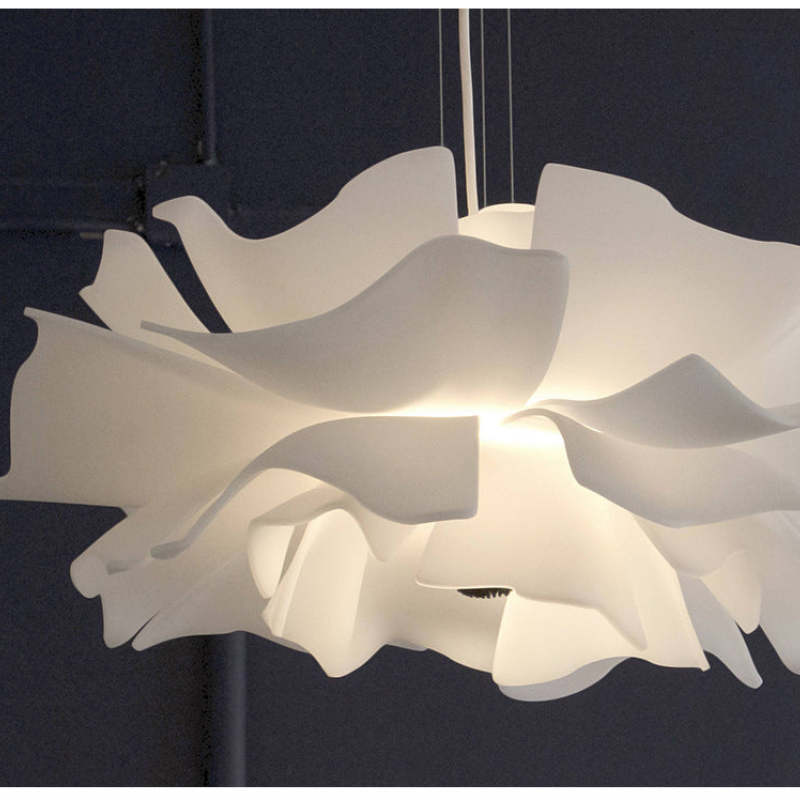 Lampe suspendue fleur moderne