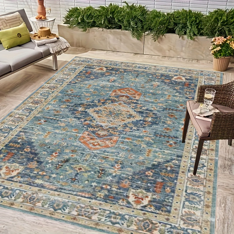 Tapis de balcon bohème polyvalent