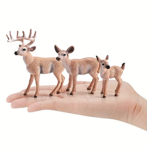 Realistische Weihnachts Rentier Figuren Set für Weihnachten