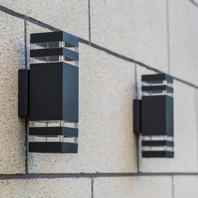 Waterproof double head outdoor wall light 