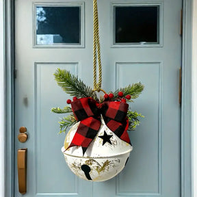 Weihnachtsglocke mit Schleife für Tür & Weihnachtsdeko