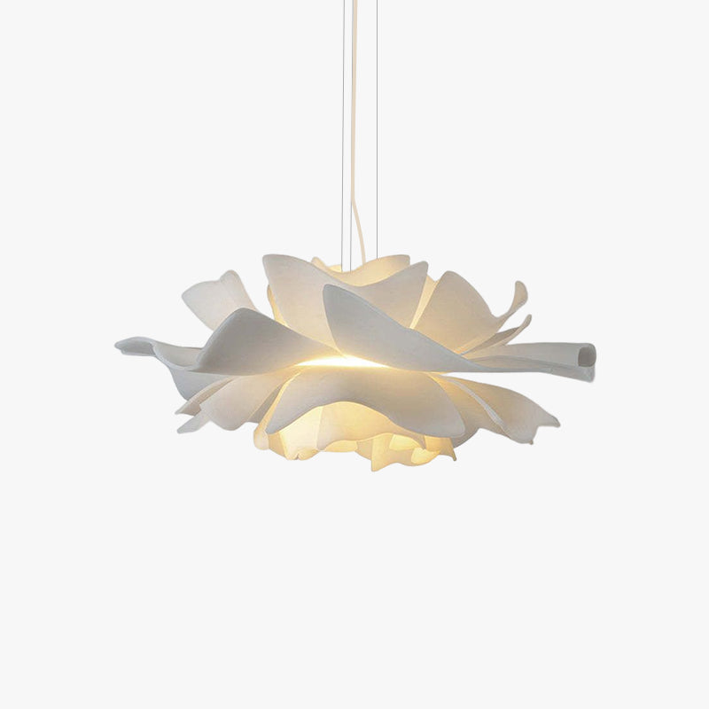 Lampe suspendue fleur moderne