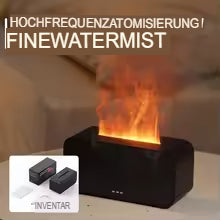 Flame effect fragrance diffuser with LED – wellness for the senses &amp; stylish room ambience