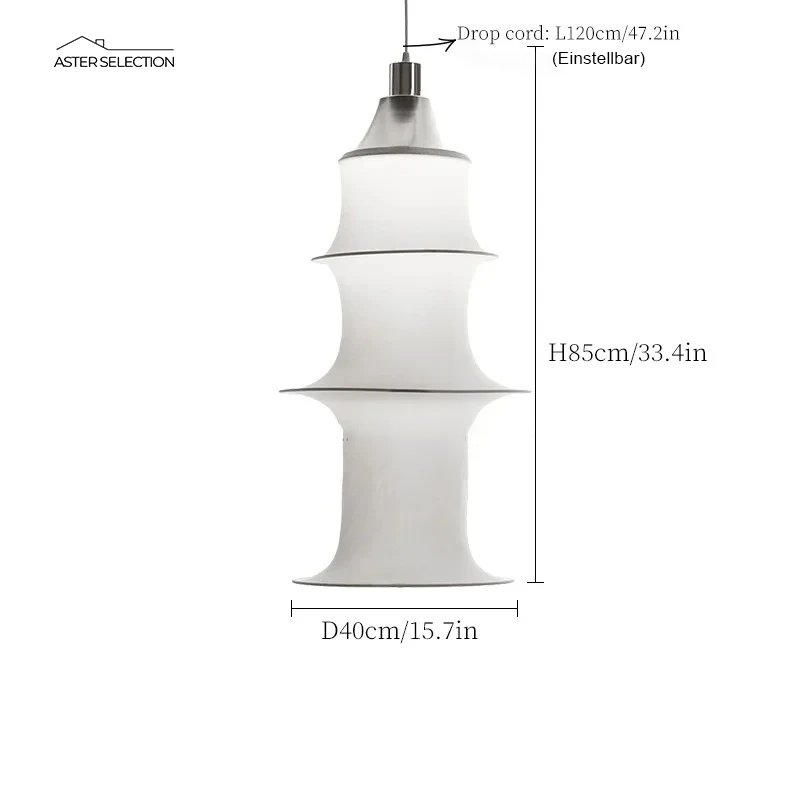 Loft Stil Stofflampe
