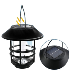 Solar Hängelampe mit Flackerflammen für Halloween & Weihnachten