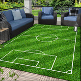 Tapis de salon de football de luxe