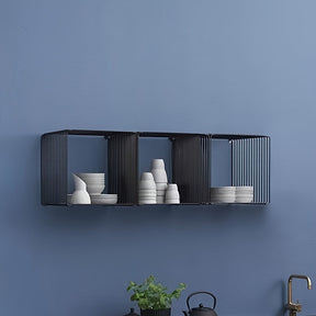 GeoShelf – Minimalistisches geometrisches Metallregal