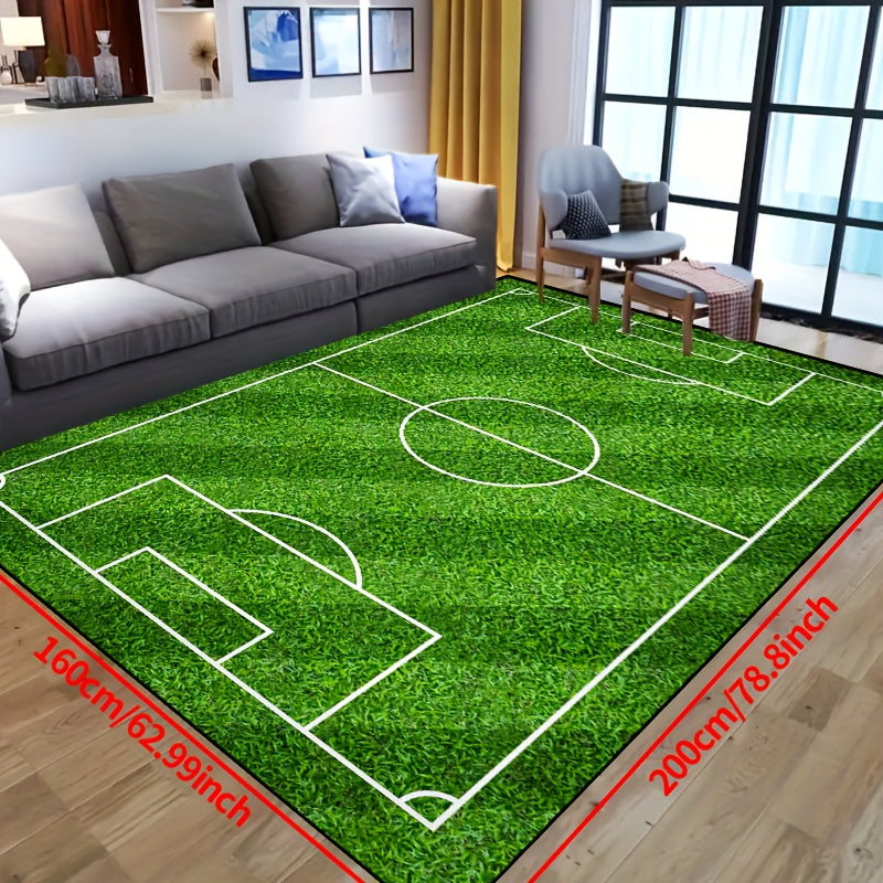 Tapis de salon de football de luxe