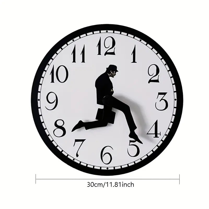 Humorvolle Wanduhr mit einzigartigem Design