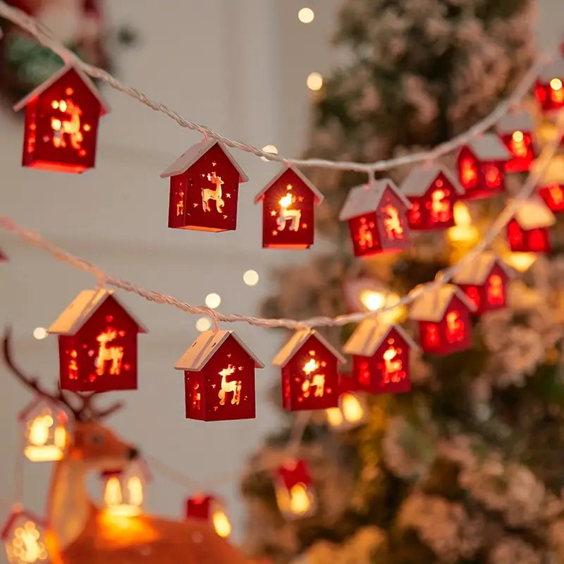2M Rote LED Weihnachtslichter