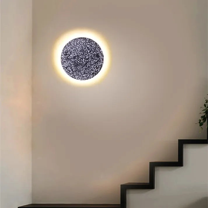 Terrazzo wandlamp voor gangen en trappen