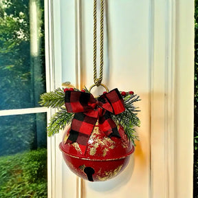 Weihnachtsglocke mit Schleife für Tür & Weihnachtsdeko