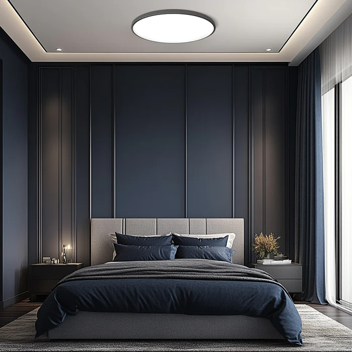 Modern LED-Deckenleuchte