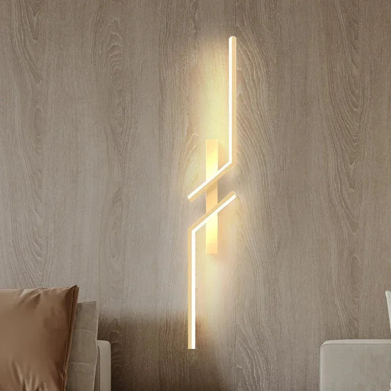 Moderne LED-strip wandlamp