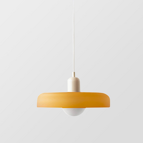 Bunter Bauhaus Glas-Pendelleuchte