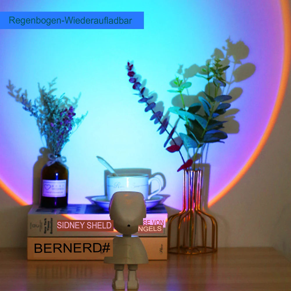 LED-Sunset-Lampe – Traumhafte Projektionen für gemütliche Abende-Aster Selection