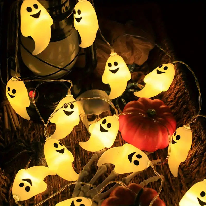 Halloween Lichterkette – Gruselige Partydeko