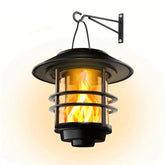 Solar Hängelampe mit Flackerflammen für Halloween & Weihnachten