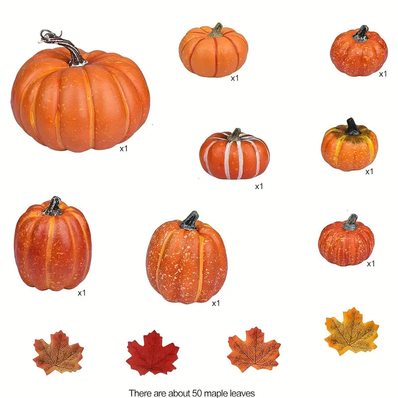 Halloween Herbst Kürbis Set